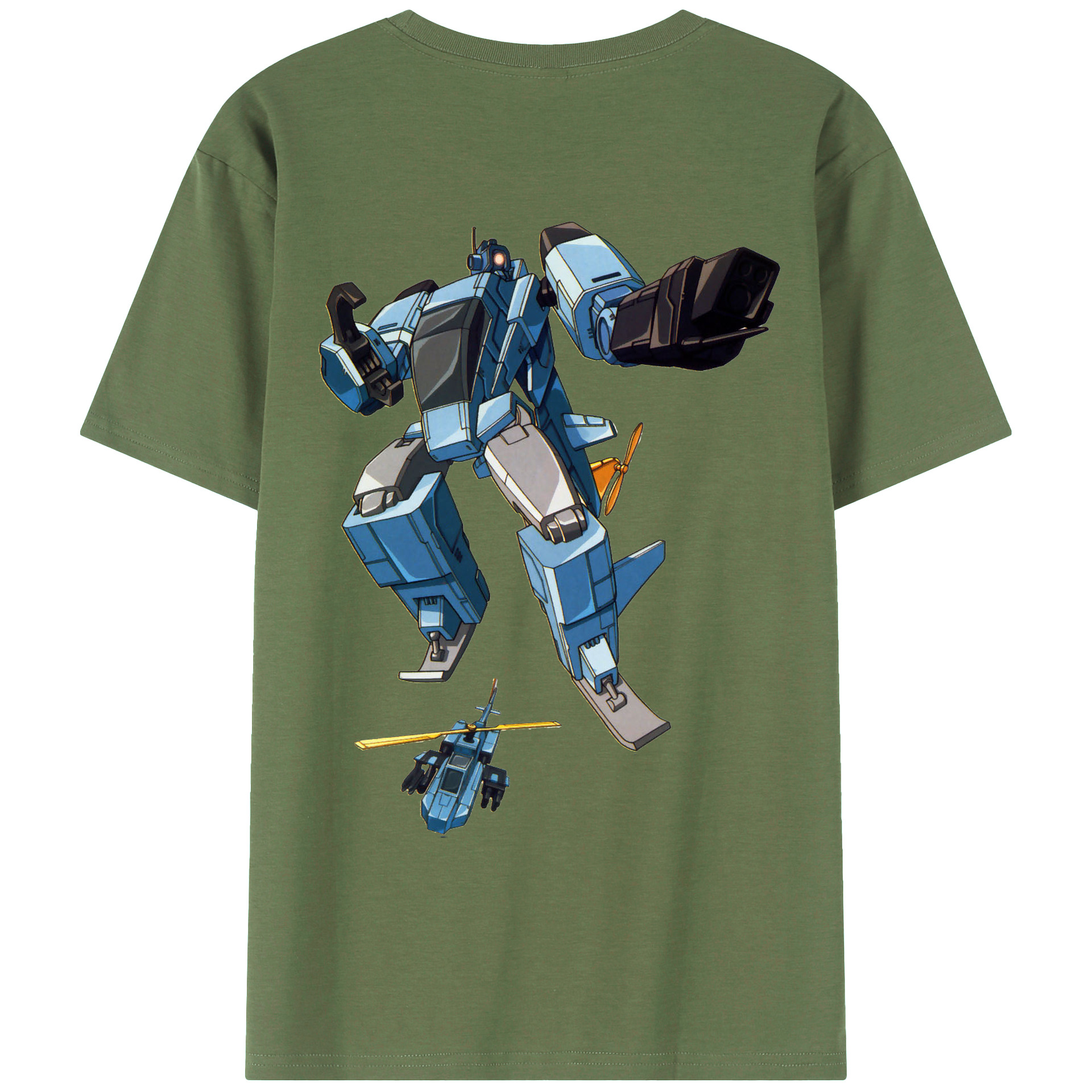 （画像用）  綿100％ メンズ半袖Tシャツ（バックプリント） 通気性